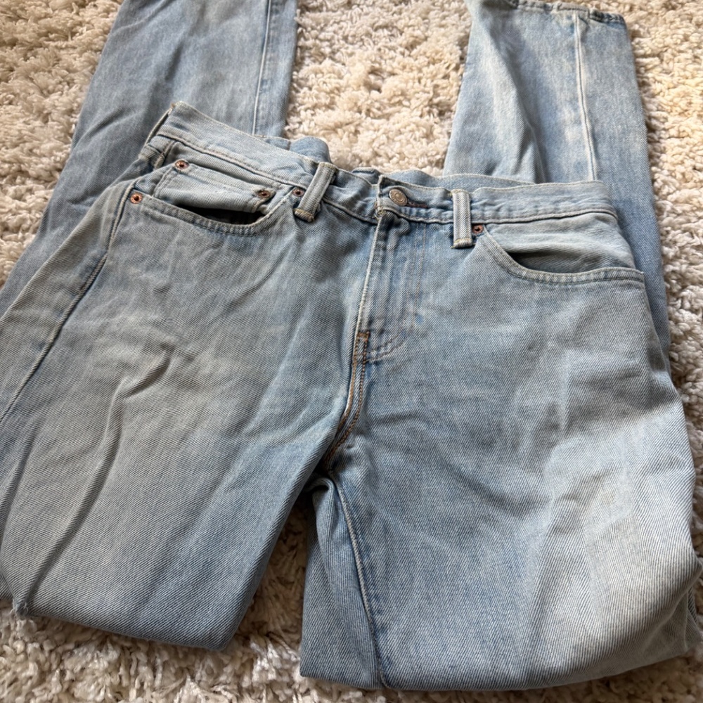 Timeless Levi's distressed Levi's Classic light Blue casual, comfy, baggy Straig - Picture 5 of 7